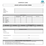 Vorschaubild der VorlageLeave Application Form