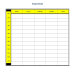 template topic preview image Weekly Planner