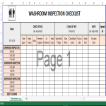 image Cleaning Schedule Template in Excel