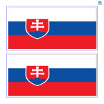 Slovakia Flag gratis en premium templates