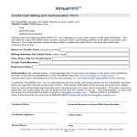 template topic preview image Credit Card Billing Form