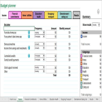 Vorschaubild der VorlageBudget Planner Excel