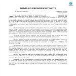 Demand Promissory Note Bank As Lender gratis en premium templates