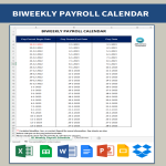 template topic preview image Bi-Weekly Payroll Calendar