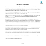 image Mediation Settlement Agreement