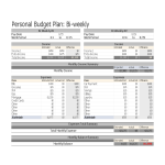 Bi Weekly Family Budget gratis en premium templates