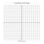template topic preview image Printable Coordinate Grid Paper