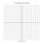 Printable Coordinate Grid Paper gratis en premium templates