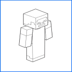 Minecraft Steve gratis en premium templates