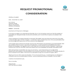 Sample application letter for promotion gratis en premium templates