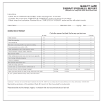 template topic preview image Quality Care Therapy Progress Report