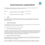 Maintenance Agreement IT equipment gratis en premium templates