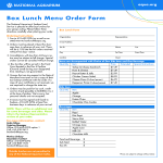 Printable Menu Order Form gratis en premium templates