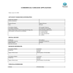 Sublease Application Form gratis en premium templates