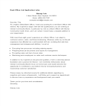 template topic preview image Bank Officer Job Application Letter