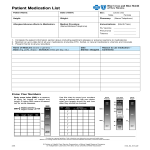 Printable Patient Medication List gratis en premium templates