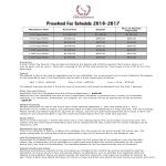 Vorschaubild der VorlagePreschool Fee Schedule