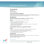 Resume Format For Job Interview gratis en premium templates