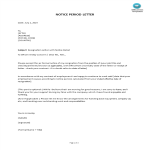 template topic preview image Resignation Letter With Notice Period