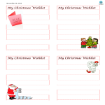 template topic preview image Christmas Wish List