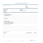 Weekly Team Meeting gratis en premium templates