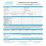 Equipment Lease Application gratis en premium templates