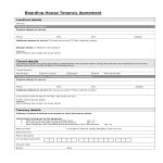 Boarding House Tenancy Agreement gratis en premium templates