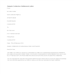 Collection Settlement Letter gratis en premium templates