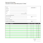 Online Purchase Order Request Excel gratis en premium templates