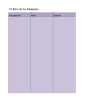 Vorschaubild der VorlageHousehold Excel To Do List by Category