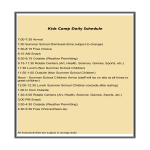 Kid’S Daily Schedule gratis en premium templates