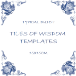 template topic preview image Wisdom Tiles templates 15x15cm