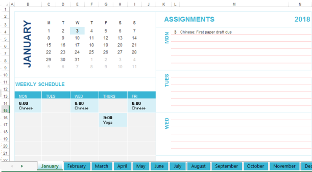 Weekly personal planner template gratis en premium templates