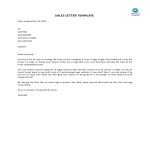 Sales Letter Format gratis en premium templates