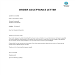 Appointment Order Acceptance Letter gratis en premium templates