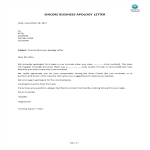 template topic preview image Sincere Business Apology Letter