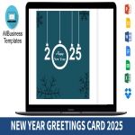 New Years Wishes 2025 gratis en premium templates