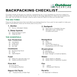 template topic preview image Printable Backpacking Checklist