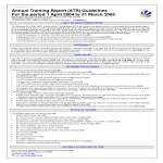 Annual Training Report (ATR) Guidelines gratis en premium templates