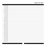 Uur Dag Kalender gratis en premium templates