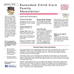Extended Child Care Family Newsletter gratis en premium templates
