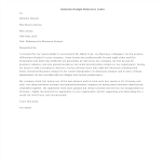 Business Analyst Reference Letter gratis en premium templates