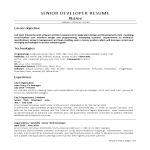 template topic preview image IT Job Resume Format