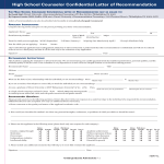 High School Counselor Recommendation Letter gratis en premium templates