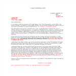 template topic preview image Termination of Residential Lease Letter to Landlord
