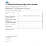 Elevator Pitch (sales version) template preview imageElevator Pitch (sales version)