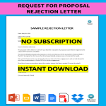 template preview imageRequest For Proposal Rejection Letter