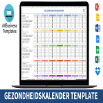 30 Dagen Gezondheidskalender gratis en premium templates