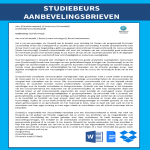 Aanbevelingsbrief Voor Studiebeurs gratis en premium templates