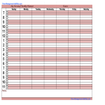 Printable Personal Weekly Planner gratis en premium templates
